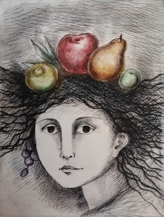 Cabeza de muchacha — Leticia Tarragó