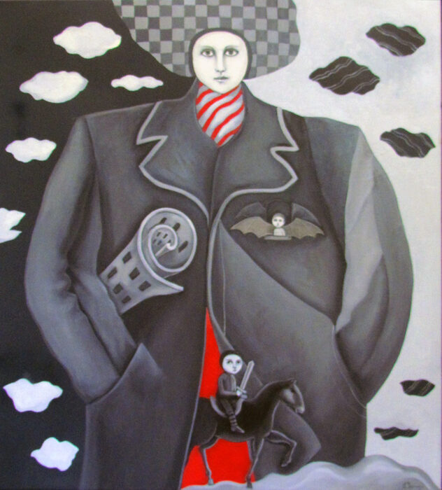 Figura con abrigo — Leticia Tarragó